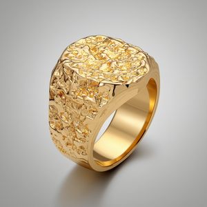 Anillo de Sello para Hombre de Oro Macizo de 10K Estilo Pepita Chapado en Rodio Joyería para Bodas y Fiestas Fabricante OEM - Product Image 2