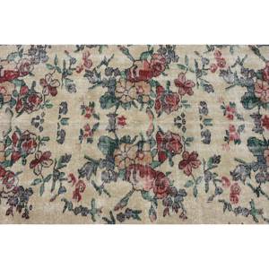 พรมสไตล์ตุรกีสีเบจคลาสสิกสีแดงขนาดใหญ่3.6x6.4ฟุตพรมลาเท็กซ์ขนสัตว์นามธรรมขนาด10มม. พรมสี่เหลี่ยมสำหรับตกแต่งโถงทางเดินในห้อง - Product Image 5