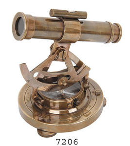 Nautical <b>Theodolite</b> on Wooden Stand Nautical Gift - Product Image 3