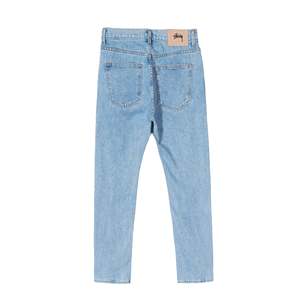 กางเกงยีนส์ทรงสลิม Stussy รุ่น [316041] เอวกลาง ผ้าเดนิมระบายอากาศดี สไตล์ลำลอง พิมพ์ลายเรียบ ทรงตรง/ทรงดินสอ สีเข้ม/สีกลาง/หลากสี - Product Image 2