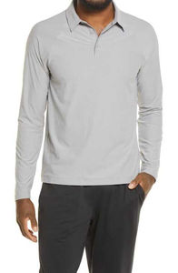 เสื้อยืดแขนยาวผ้าฝ้ายถักคุณภาพสูง ระบายอากาศดี สไตล์ลำลอง สำหรับฤดูร้อน ปี 2025  รับสกรีนโลโก้ด้านหน้า สำหรับขายส่งผู้ชาย - Product Image 5