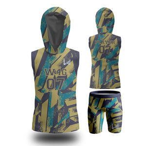 Ensemble d'uniformes de football américain 7-on-7 avec logo personnalisé pour garçons uniformes respirants en polyester de grande taille 100% avec logo à l'avant hors taxes - Product Image 6