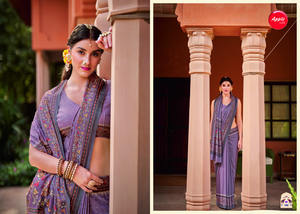 Nayantara Kia Silk Unique Saree tissé à la main Superbes vêtements indiens et pakistanais pour les mariages, les festivals et les occasions spéciales - Product Image 5