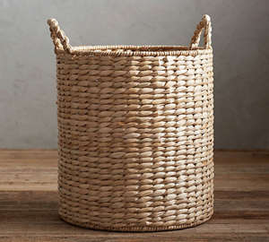 Cesta de Almacenamiento Vietnamita al por Mayor, 100% Ecológica, Hecha a Mano con Jacinto de Agua, Almacenamiento para el Hogar y Decoración del Hogar, Diseño Vintage - Product Image 1