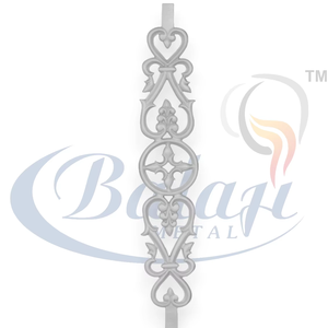 ตะแกรงระเบียงเหล็กหล่อกันสภาพอากาศ ดีไซน์ตกแต่งทันสมัย ผิวขัดเงา สำหรับอพาร์ทเมนต์ จำหน่ายราคาส่ง บาลากี - Product Image 1