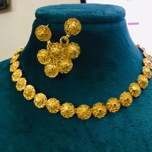 Collares chapados en oro de 24k para mujer, figuras de fiesta, collares de cobre de buena apariencia, caja clásica, cadena, 2022 - Product Image 3