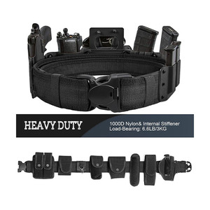 Ceinture tactique de service de qualité supérieure à prix de gros, boucle en plastique, uniforme de sécurité, ceinture de formation robuste pour l'extérieur, ceinture intérieure et extérieure - Product Image 3