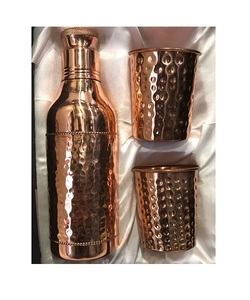 Bouteille d'eau en cuivre sans BPA Fabricant de bouteilles d'eau en cuivre Bouteilles à boire sans danger pour les aliments - Product Image 2