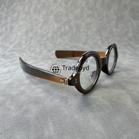 Lunettes à monture en corne faites à la main, légères et durables, écologiques, lunettes en corne de buffle pour un confort de vision par Tradebyd