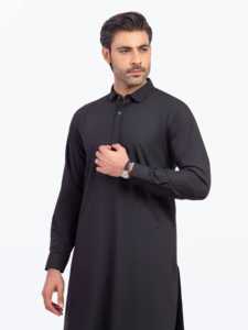 Collection Eid Premium pour Hommes Pakistanais, Shalwar Kameez Traditionnel Musulman, Vêtement de Lavage, pour Occasions Décontractées, Marque Personnalisée - Product Image 2