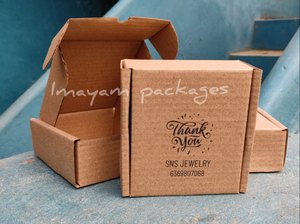 Cajas de envío de joyería de cartón corrugado impresas personalizadas, portátiles e impermeables con materiales reciclados para uso en supermercados - Product Image 2