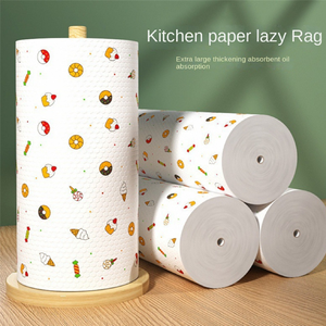 Rollo de toallas de cocina suave y fuerte, pañuelos de papel de alta absorción para limpieza del hogar, secado y limpieza de encimeras de cocina - Product Image 5