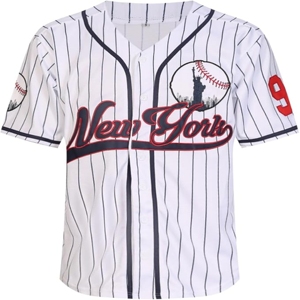 Logotipo personalizado Ropa deportiva de secado rápido Diseño Jersey de béisbol y softbol en blanco con impresión por sublimación del número de nombre del equipo - Product Image 4