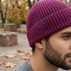 Gorro de Punto Ligero de Moda Unisex, Gorro de Invierno Informal para Uso Diario al Aire Libre, Jacquard - Product Image 6