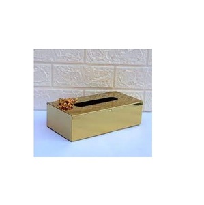 Porte-mouchoirs en laiton multifonctionnel bureau en laiton boîte de rangement porte-mouchoirs avec vente personnalisée - Product Image 5