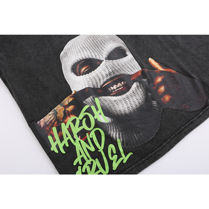 100% Cotton Heavyweight Màu Trắng Lỏng Lẻo Phù Hợp Tùy Chỉnh In Casual T Áo Sơ Mi Trong Bán Buôn Giá - Product Image 5