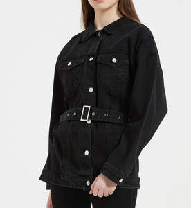 Manteau en jean long oversize tendance, lavage à la pierre premium, streetwear d'hiver pour hommes et femmes, vêtements d'extérieur décontractés de haute qualité - Product Image 4