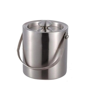 Handicrafts Metal Ice Bowl Wholesale Indian Stylish Wine Bucket Barware Home And Hotel Metal <b>Copper</b> Ice Bucket - Product Image 5