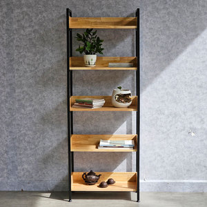 Estante Decorativo VEGA de 5 Niveles, 60x32x161cm, Madera con Estructura de Hierro, Tipo Soporte, para Sala de Estar KS68077 - Product Image 5