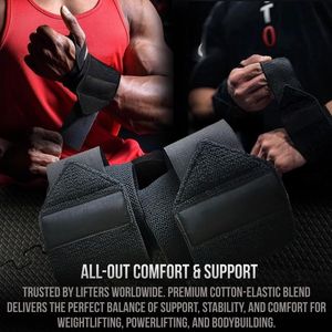 สายรัดข้อมือผ้าฝ้ายและสายรัดข้อมืออุปกรณ์ออกกำลังกายในยิมออกแบบโลโก้ได้ตามต้องการ - Product Image 4