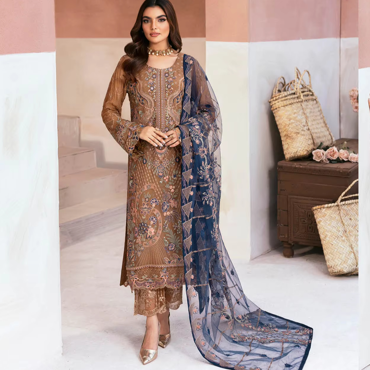 Buy In Bulk Indian Chiffon Dresses 100% Cotton Voile, Soft Comfort |  Alibaba.com