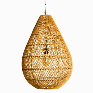 Lámpara colgante de ratán natural, lámpara de bambú de alta calidad - Product Image 1