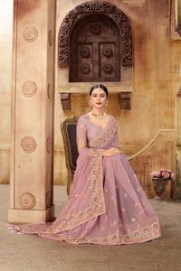 ผ้าชีฟองซาเร่สำหรับผู้หญิง ดีไซน์ล่าสุดจาก Fab Zone พร้อมงานปักด้วยด้ายหลากสี เหมาะสำหรับงานปาร์ตี้และเทศกาล เสื้อผ้าสไตล์อินเดียและปากีสถาน - Product Image 5