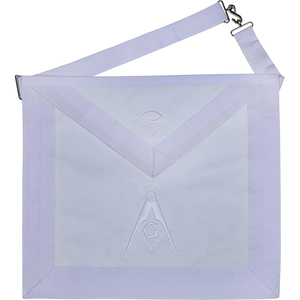 Delantal masónico rojo Master Mason Word - Product Image 2