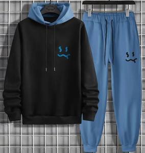 Sudaderas con capucha de gran tamaño de alta calidad, conjuntos de pantalones de chándal, ropa de calle de Fitness personalizada para tallas grandes, chándales deportivos ecológicos - Product Image 2