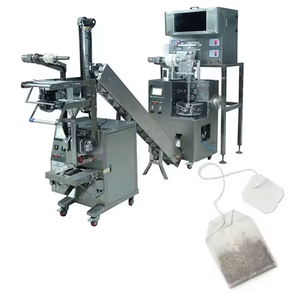 Máquina empacadora de bolsitas de té piramidal completamente automática, el mejor precio, procesamiento y llenado manual con materiales de papel plástico - Product Image 6