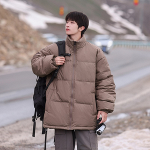 2024 High Street hombres acolchado Stand Collar invierno cálido Puffer chaqueta abrigo de alta calidad al por mayor - Product Image 5
