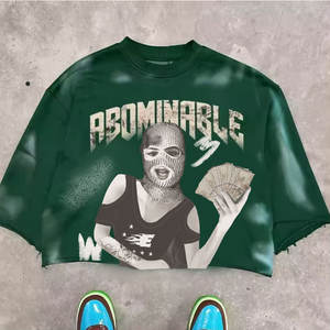 Camiseta Casual de Manga Corta para Hombre, Cuello Redondo, Ajuste Regular, Estilo Desgastado, Impresión DTG 100% Algodón, Secado Rápido - Product Image 6