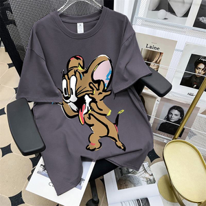 Revoluciona tu armario con comodidad y moda: explora la colección de camisetas transpirables de talla grande para mujer - Product Image 2