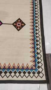 Alfombra de tejido plano de tamaño personalizado Kilim turco de algodón para mascotas con diseño geométrico abstracto lavable decoración del hogar para sala de estar - Product Image 4
