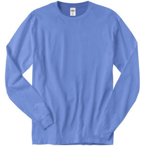 Camiseta Básica Ajustada de Color Gris, Camisetas Premium de Cuello Redondo CVC, Camisetas Triblend - Product Image 3