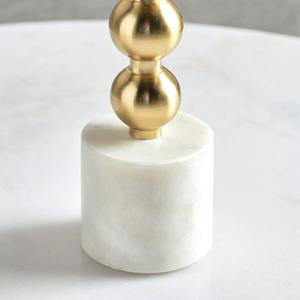 Candelabro de Lujo Personalizado para Bodas y Navidad, Base de Acero Inoxidable, Chapado en Oro, Decoración Romántica Hecha a Mano - Product Image 4