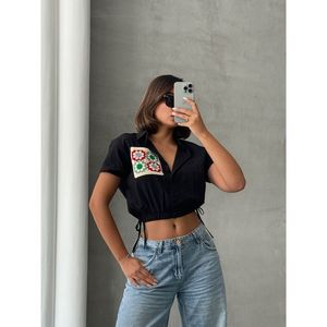 เสื้อเชิ้ตผู้ชายขายส่งพร้อมกระเป๋าปักลาย - Product Image 3