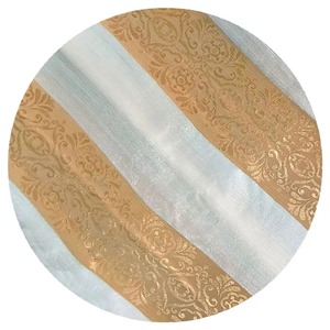 Luxurious Jacquard Stripe Fabric 44 Inch Wide with Satin Touch and 10 Elegant Shades for Apparel and <b>Interiors</b> - Product Image 4