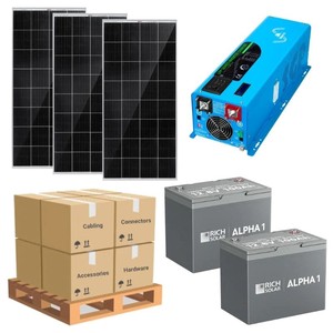 Kit completo de paneles solares de 4.000W con inversor y cargador de 12V - Product Image 6