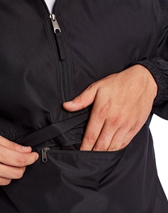 Veste coupe-vent de sport pour homme de haute qualité, personnalisée, en nylon uni, respirante, coupe-vent, pour un style décontracté, taille plus, pour l'automne - Product Image 5