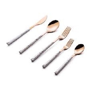 Restaurante Cuchara de cristal de acero inoxidable Juego de cubiertos Cubiertos Talheres para cenar y fiestas para hoteles - Product Image 3