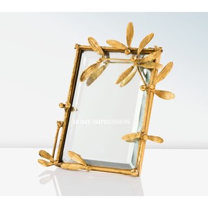 New Arrival <b>Gold</b> Plated Eco-Friendly Durable Table Ware Decoration <b>Photo</b> <b>Frames</b> Custom Shape Size Brass New Look Pattern - Product Image 1
