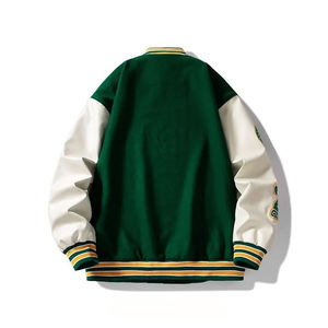 High Quality Eco-Friendly Winter Letterman 100% Wool Varsity <b>Jackets</b> for Men Chenille Baseball Breathable - Product Image 2