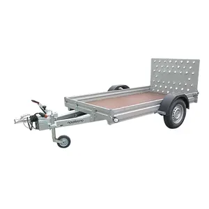 Italian quality umbraked trailer 317 UNI 240/13 SF ideal for work hobbies and freetime type of trailer