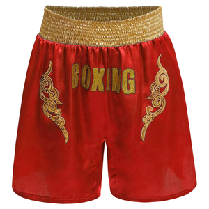 <b>Kids</b> Boys Boxing Trunks Martial Arts Sequins <b>Boxer</b> <b>Shorts</b> Bjj Muay Thai Elastic Waistband Satin Sports Fight Grappling <b>Shorts</b> - Product Image 2