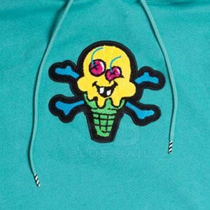 Sweat à capuche pour hommes OEM design personnalisé pull-over simple broderie sweats à capuche pour hommes vente en gros - Product Image 6