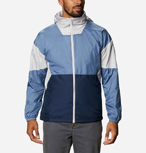 Veste coupe-vent de haute qualité OEM personnalisée à capuche avec fermeture éclair sur le devant, taille plus, mode garçon, veste de vol pour homme - Product Image 1
