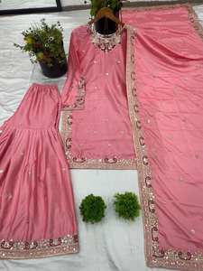 Baju Salwar India Baru yang Cantik untuk Dewasa, Desain Gharara, Baju Wanita Punjabi Sarara, Grosir - Product Image 6