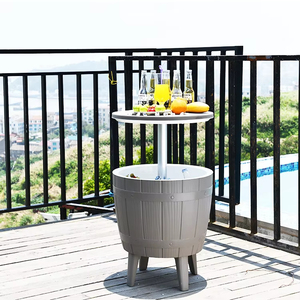 37L/9.8 Gal Nightclub Party <strong>Table</strong> Illuminated <strong>Cool</strong> bar <strong>Table</strong> with Ice Bucket - Product Image 5