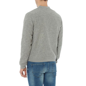 Blouson Bomber en Toile pour Homme de Haute Qualité, Col Montant, Logo Frontal, Imperméable et Coupe-Vent, Service Personnalisé OEM/ODM Disponible en Gros - Product Image 2